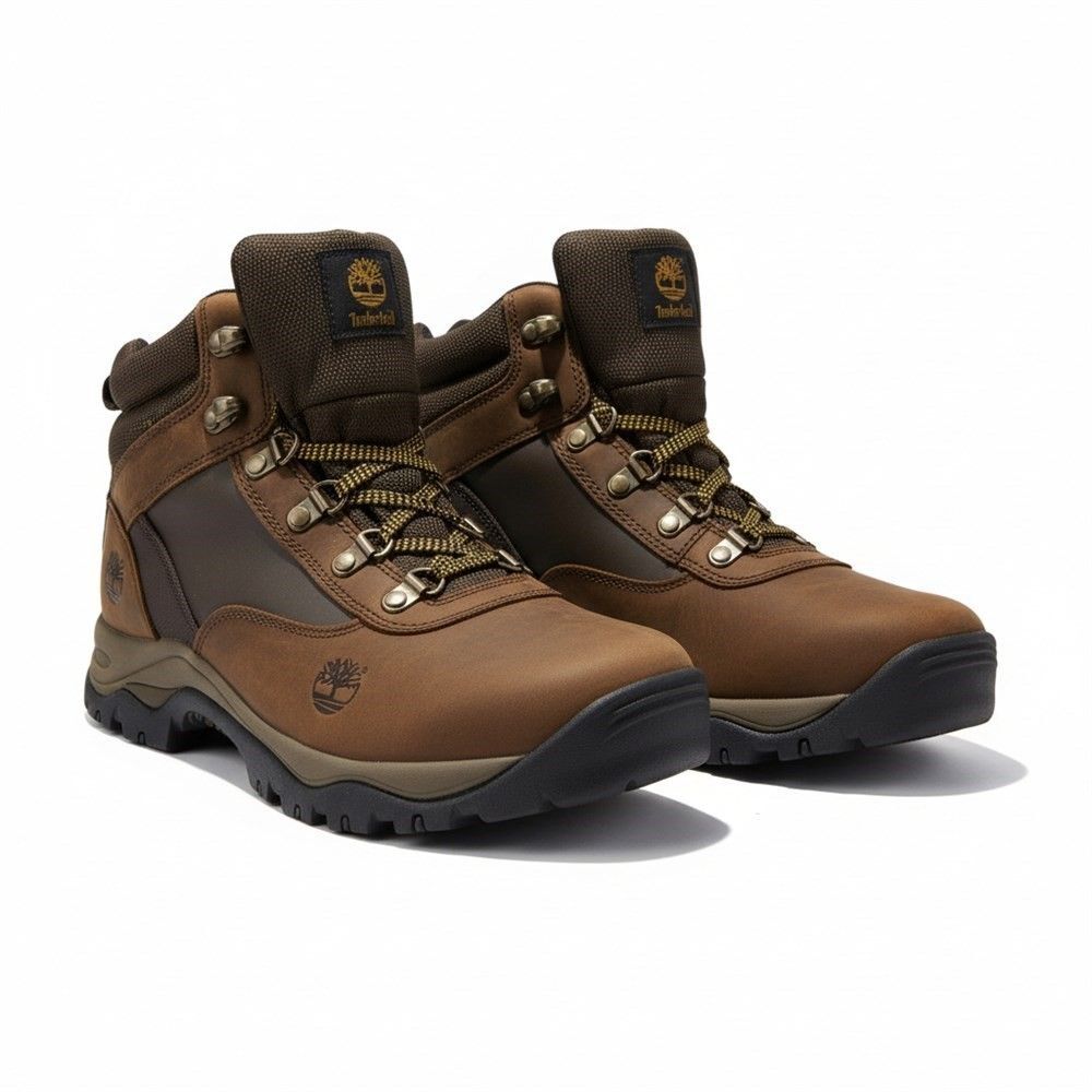 Timberland Women's Brown Keele Ridge Waterproof Hiker Leather Boots A163L sz 9